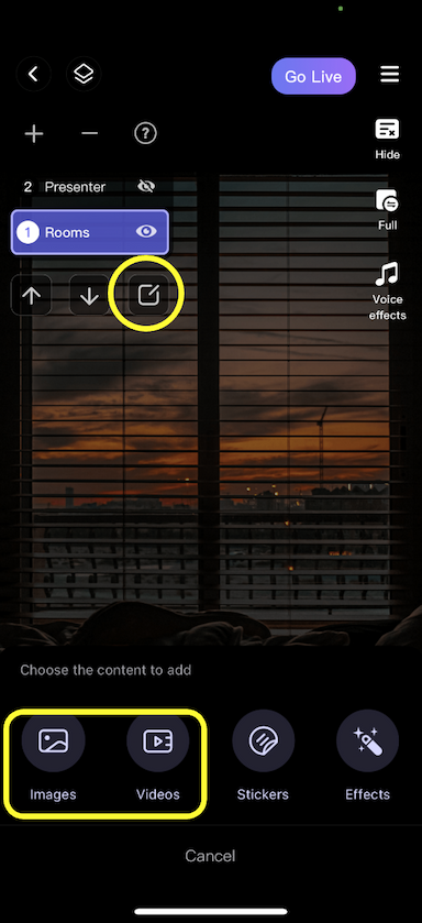 How to add a virtual background?